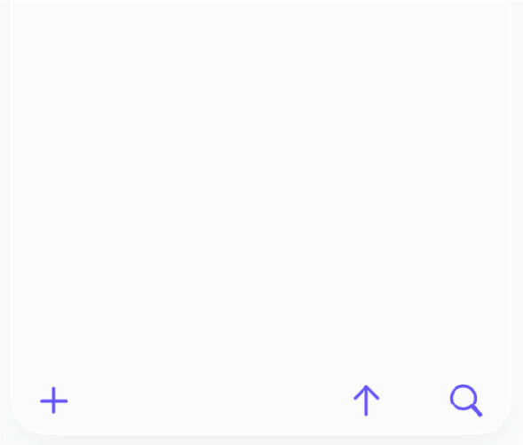 Sidebar bottom with Add, Sort, and Search buttons